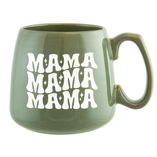 Mama Mama Mama Etched Ceramic Mug