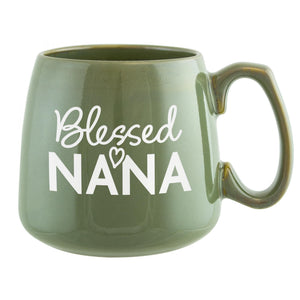 Blessed Nana Etched Ceramic Mug