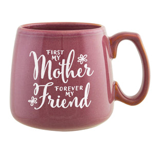 First My Mother, Forever My Friend Etched Ceramic Mug