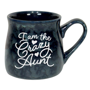 I am the Crazy Aunt Etched Ceramic Mug