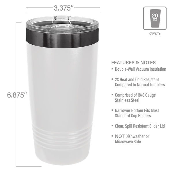 Gentle Parenting Dropout Est. This Morning Laser Etched Insulated Travel Tumbler