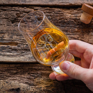 Lucky Shamrock Glencairn Classic Scotch Whisky Glass