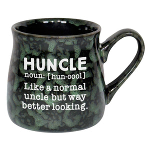Huncle, Like a Normal Uncle But Way Better Looking Etched Ceramic Mug