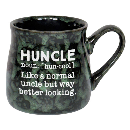 Huncle, Like a Normal Uncle But Way Better Looking Etched Ceramic Mug