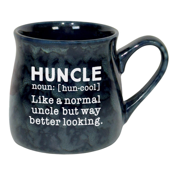 Huncle, Like a Normal Uncle But Way Better Looking Etched Ceramic Mug