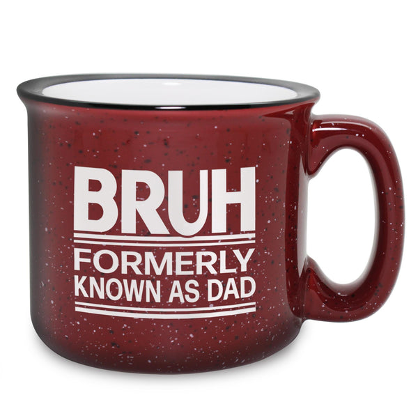 BRUH, Formerly Know as Dad Etched Ceramic Camp Mug
