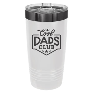 Cool Dads Club Etched Insulated Tumbler & Lid