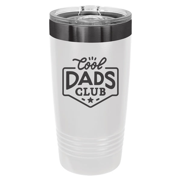Cool Dads Club Etched Insulated Tumbler & Lid