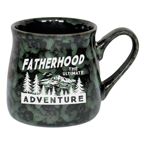 Fatherhood the Ultimate Adventure Etched Ceramic Mug