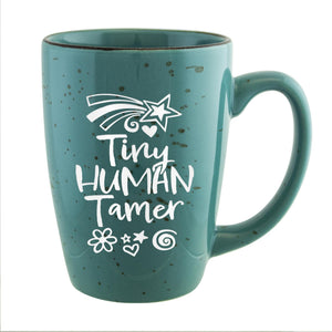 Tiny Human Tamer Etched Ceramic Mug