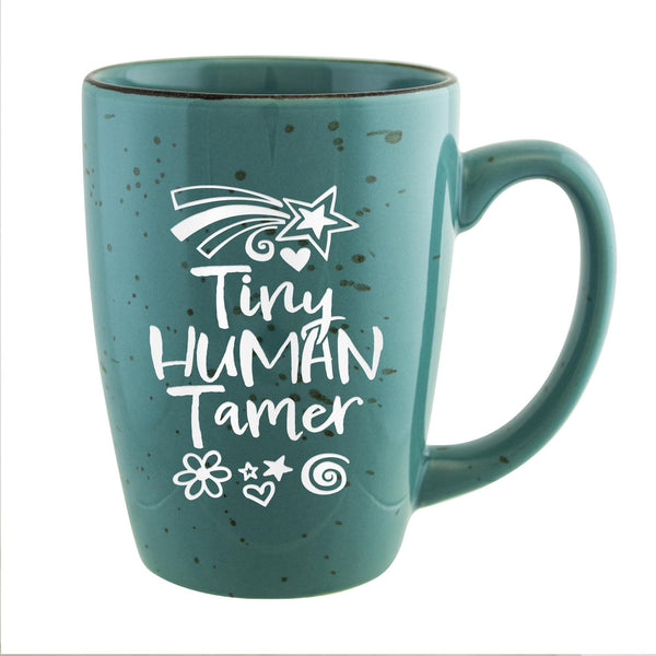 Tiny Human Tamer Etched Ceramic Mug
