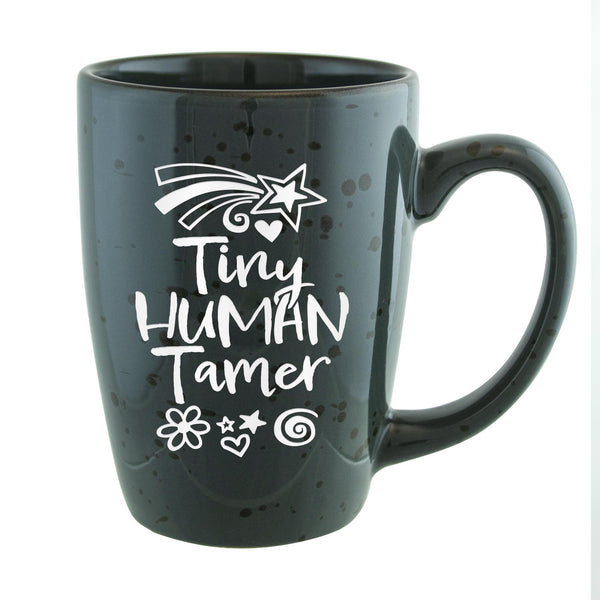 Tiny Human Tamer Etched Ceramic Mug