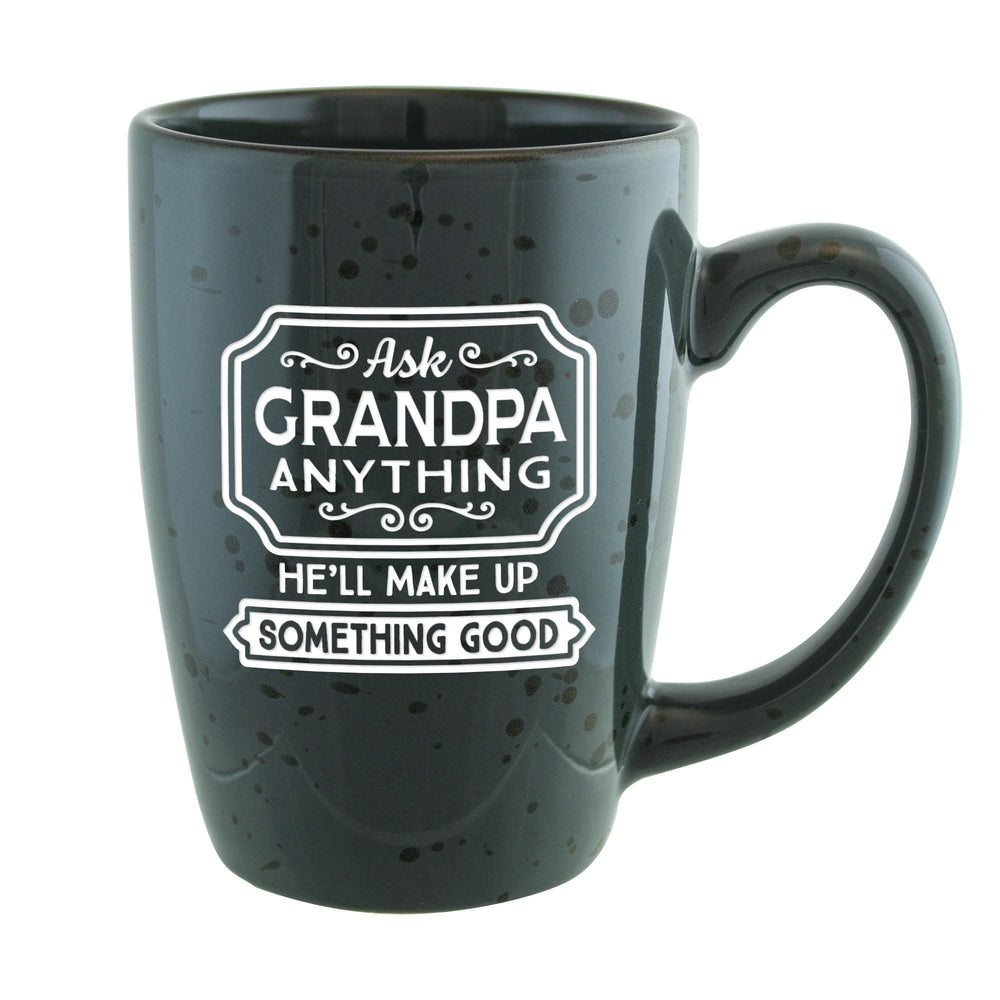 Ask Grandpa Anything Etched Ceramic Mug