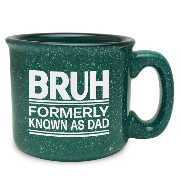 BRUH, Formerly Know as Dad Etched Ceramic Camp Mug