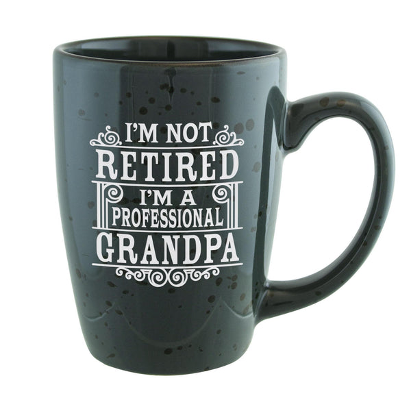 I'm Not Retired, I'm a Professional Grandpa Etched Ceramic Mug