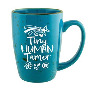 Tiny Human Tamer Etched Ceramic Mug