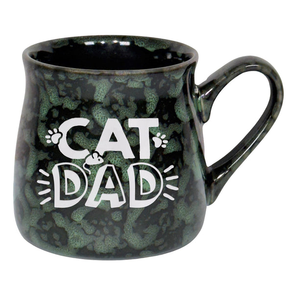 Cat Dad Etched Ceramic Mug