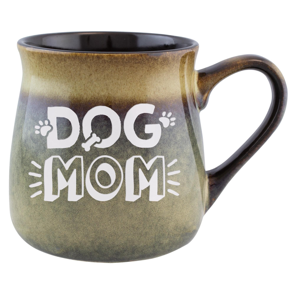 Dog Mom Etched Ceramic Mug