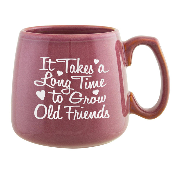 It Takes a Long Time to Grow Old Friends Etched Ceramic Mug