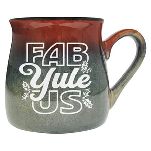 Fab-Yule-Us Etched Ceramic Mug