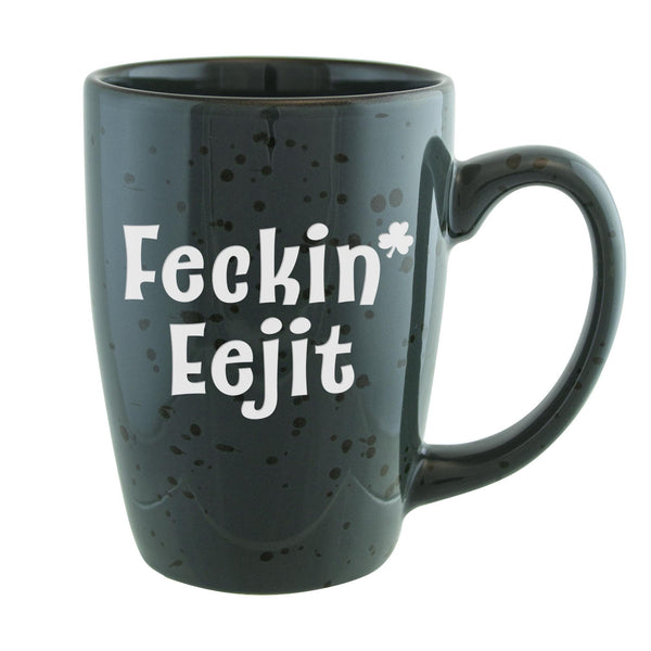 Feckin' Eejit Etched Ceramic Galveston Mug