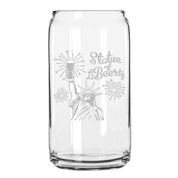 Statue of LiBEERty Beer Can Glass, 250th Anniversary USA