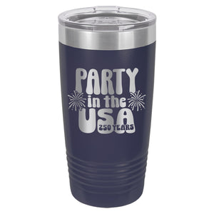 Party in the USA Insulated Stainless Steel Tumbler, America 250th Anniversary