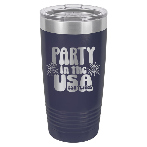 Party in the USA Insulated Stainless Steel Tumbler, America 250th Anniversary
